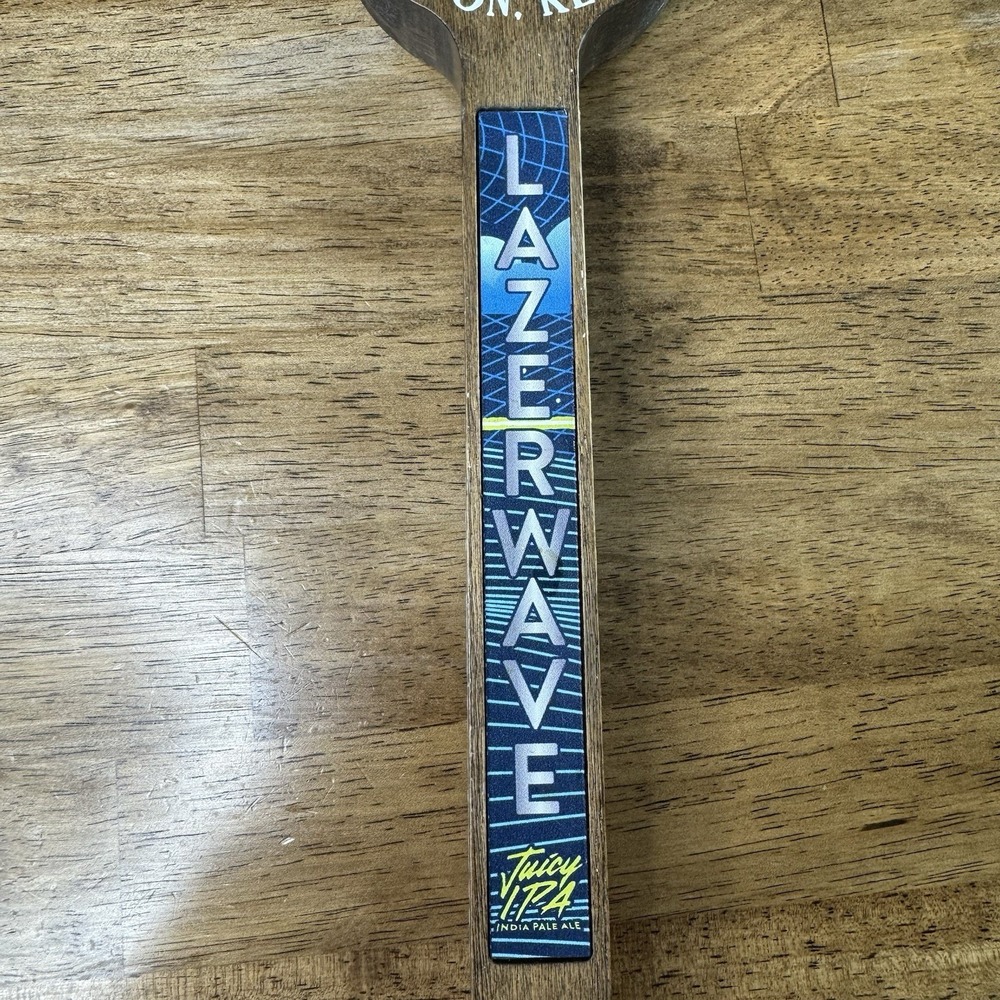 West Sixth Brewing Lazurwave Tap Handle Lexington KY Juicy IPA Wood Draft - Picture 10 of 10